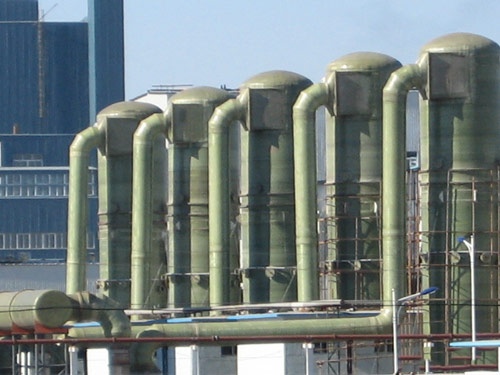 玻璃鋼脫硫塔濕法脫硫的原理